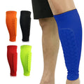 Football Protector Light Weight EVA Foam Elastic Soccer Shin Pads Guards Calf Sleeves for Children Adult Youth