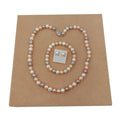 925 Silver Earring Good Luster Pearl Set Freshwater Pearl Jewelry Set for Wedding Factory Pricewholesale 8 mm AA Potato Pearl