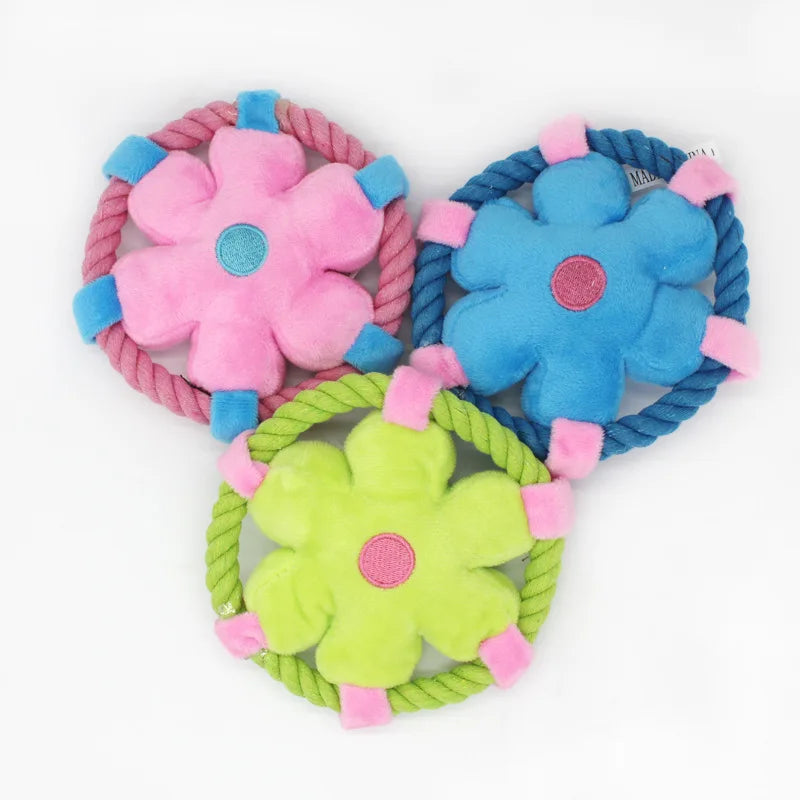 Three-color Wrestling Dog Training Throwing Toy Cute Durable Dog Toys Interactive