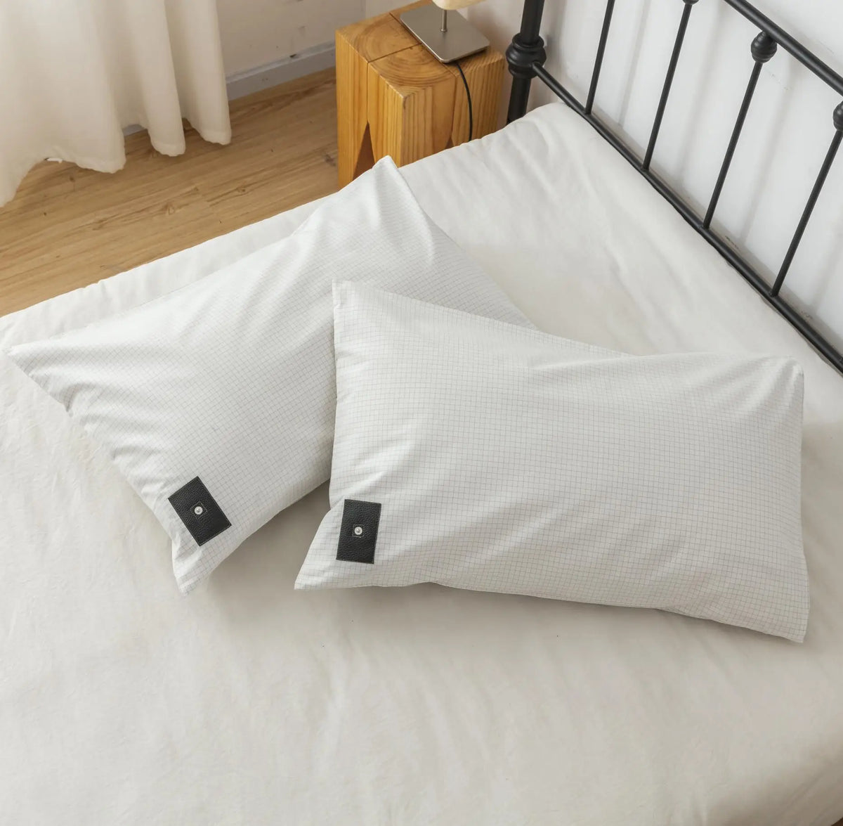 ESD Earthing Grounding 10% Silver Organic Cotton Pillowcase for Better Sleep