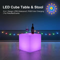 40cm/15.75-Inch Modern Bar Stool Event Table 16 Color Change IR Remote Light Chair Multiple Home Use Furniture Free Shipping