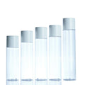 100ml 120ml 150ml 180ml  Transparent Cosmetics Lotion PET Plastic Bottles with Lid for Skin Care Toner