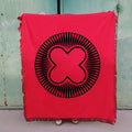 Pure 100 Sheep Wool Blanket Luxury Custom Printing Cashmere Cable Knit Throw Alpaca Blanket