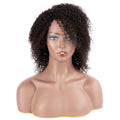 14 Inch Virgin Brazilian Remy Indian Deep Wave Bob Wig 100% Human Hair Pre Plucked Wet Wavy Glueless Transparent for Lace Wig