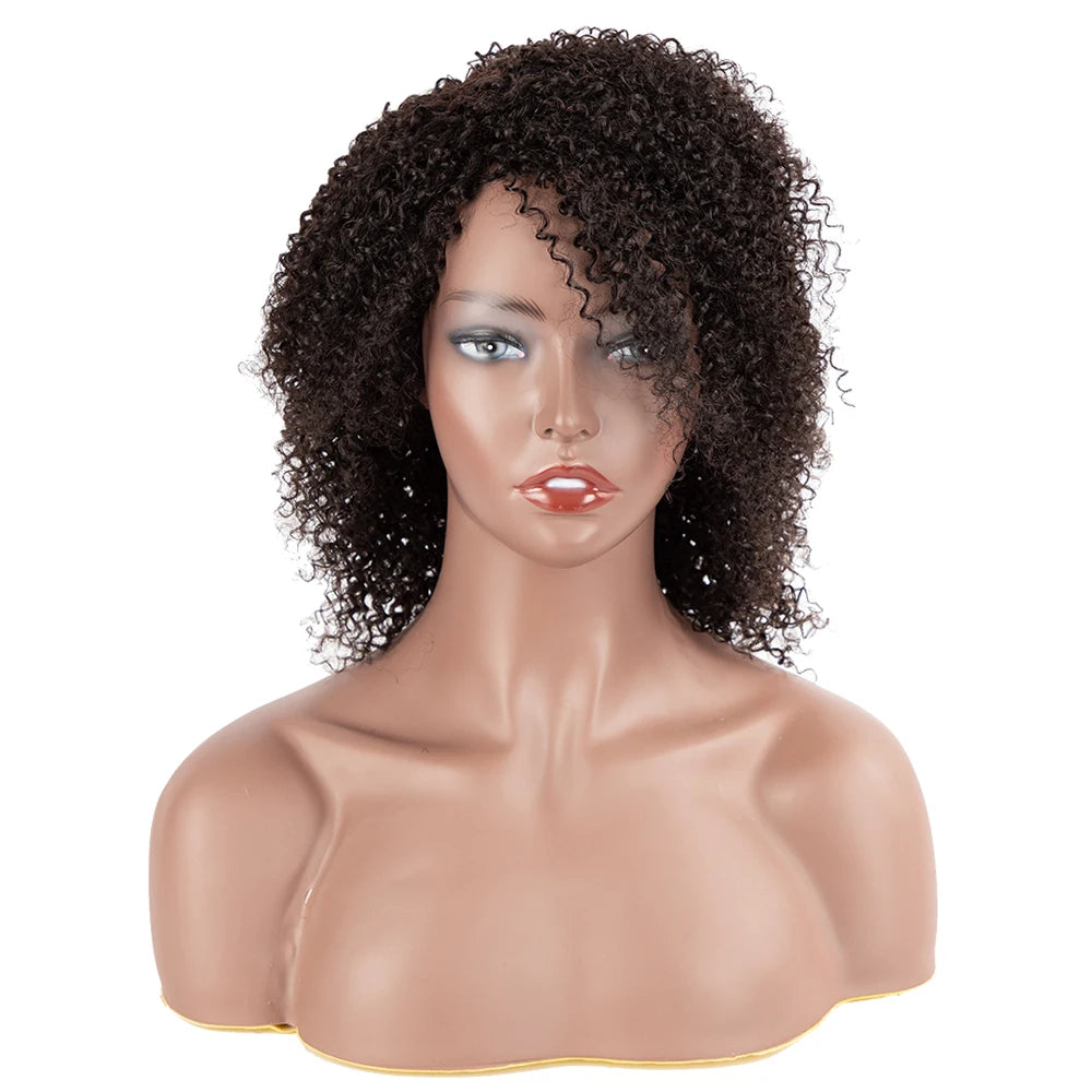 14 Inch Virgin Brazilian Remy Indian Deep Wave Bob Wig 100% Human Hair Pre Plucked Wet Wavy Glueless Transparent for Lace Wig