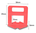 Chevalierous Professional Ceramic Tile Installation Kit Tile Leveling System Spacers Clips Hand Tool for Perfect Tile Alignment