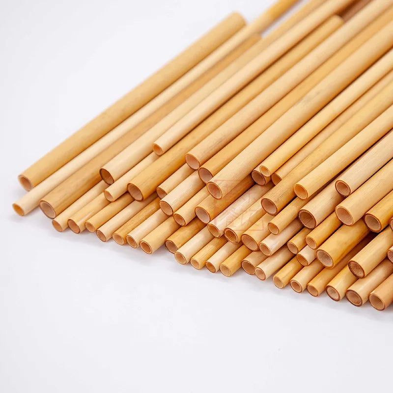 Eco-Friendly Hot Selling Biodegradable 18CM 20CM Agave  Grass Straw Reed Natural Straws Cocktail Straws