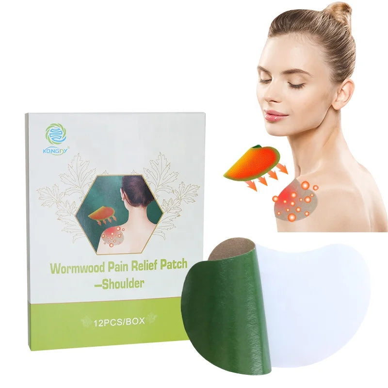 Prime Quality Herbal Patch Pain Natural Mugwort Patch OEM Service Wormwood Shoulder Analgesic Patch for Lumbar
