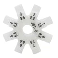 White Welding Gauge Test Toper Weld Gage Gap Gauge Feeler Gauge Tools