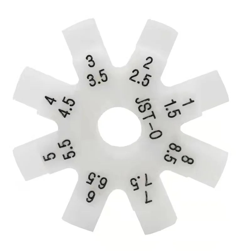 White Welding Gauge Test Toper Weld Gage Gap Gauge Feeler Gauge Tools