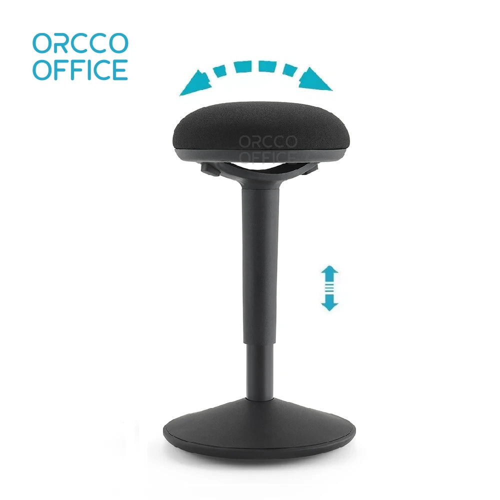 Ergonomic Active Sitting Height Mechanical Adjustable Wobble Office Stool Rocking Chair