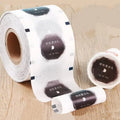 Milk Tea Shop Paper Sealing Film Custom Logo For Both Paper and Plastic PP  90mm 95mm Diameter
