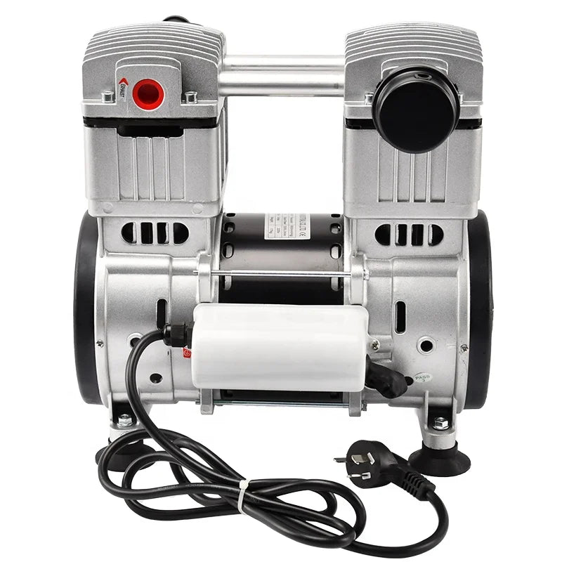 220V 1500W -91KPa 300L/min Portable Electric Oil Free Vacuum Pump Air Compressor Head for Laboratory