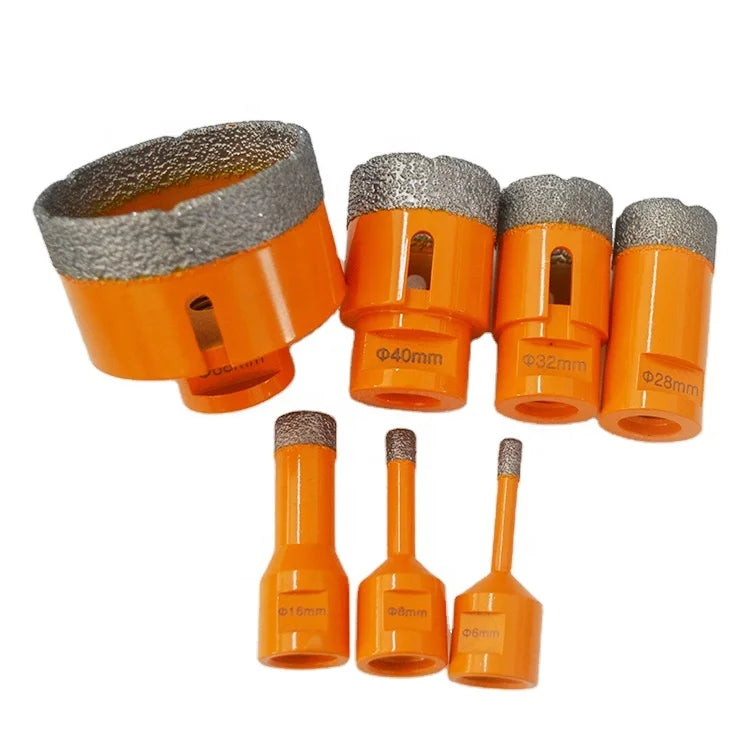 5MM -150MM Diamond Hole Saw Wet Cutting Diamond Core Bit Set for Marble Granite Diamond Core Drill Bits