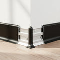 Baseboard Factory Aluminum Alloy Easy Installation Water Resistant Durable Modern 6cm Tall Clasp Skirting Board for Hospital