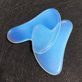 Huiying Custom facial heart scraping massage jade stone opalite gua sha tool