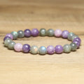 8mm Natural Lepidolite Beaded Bracelet for Women Jewelry Stretch Handmade High-quality Labradorite Stone Bracelet
