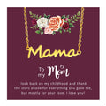 Stainless Steel Mother's Father's Day Valentines Birthday Girlfriend Boyfriend Gift to Mom Wife Husband Sister Pendant Necklace MegaBDM