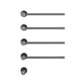 Rotating Stainless Steel Electric Heating Rail Bathroom Heating Warm Towel Rack for Wall Mounted Bathroom