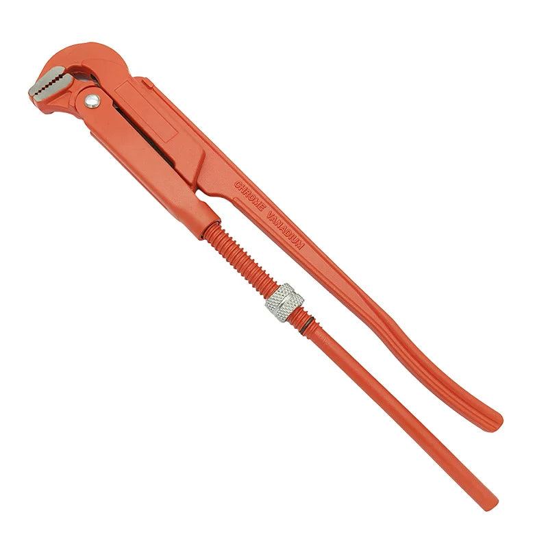 WEDO Certificate Steel 90Â° Type Adjustable Pipe Wrench