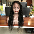 Pre-Plucked Free Part Blue Band Virgin Vietnamese Human Hair Lace Front Long Wig 13X4/13X6 for Transparent Lace Water Wave