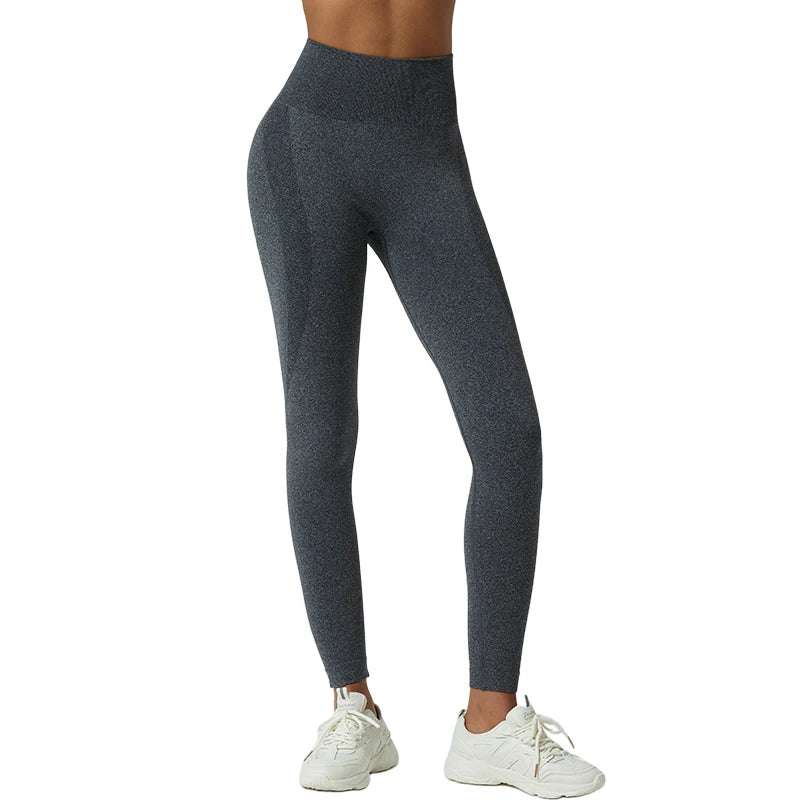 Fashionable High Waist Yoga Leggings Print Pattern Gym Wear Adults Plus Size Seamless Workout Pants Fitness Sport Yoga Clothing