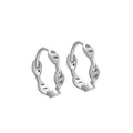 Designer Earrings Sterling Silver 925 Hoop Ser Pig Nose Geometric Small Hollow Huggie for Women Girls Fine Jewelry Wholesale
