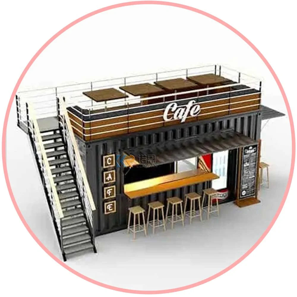 2026 Beautiful Living Fabricated 2 Room Bedroom House Cheap Double Storey Prefabricated Modular Container House Prefab Houses