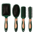 Gmagic New Durable Dark Green Anti-static Wet and Dry Hair Brushes Rubber Airbag Massage Comb Women Hairbrush