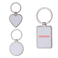 Laser Engraving Keychain Promotional Business Gifts Sublimation Blank Keychains Custom Epoxy Sticker Keychain