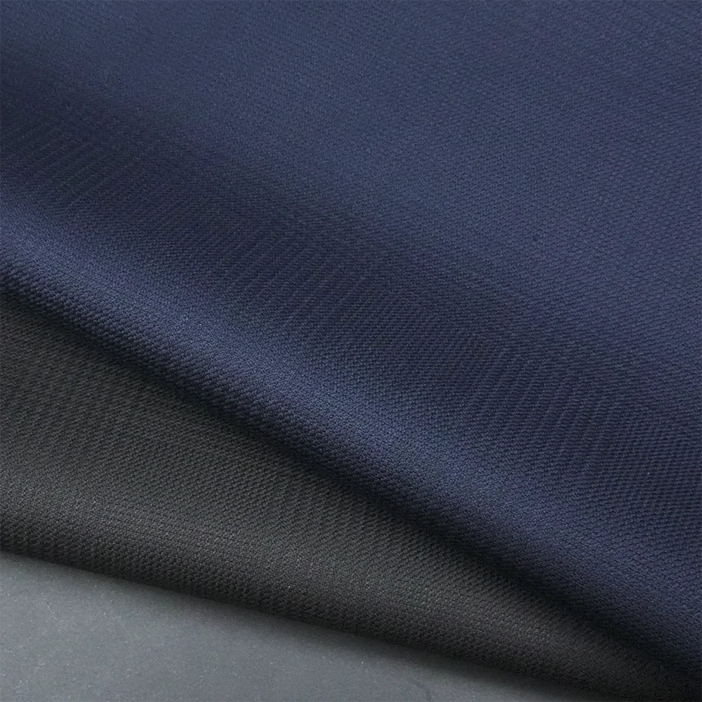 Eco-Friendly Organic Men's Jacket Fabric Italian Elegance Wool/Polyester Worsted Merino Wool Yarn Dyed Pattern Wrinkle Resistant
