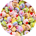 Hot Selling Sweet Cake Miniature Dollhouse Food Flatback Resin Cabochons for DIY Scrapbooking Decoration Accessories