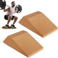 Chinmon Eco-Friendly Lightweight Waterproof Yoga Blocks High-Density Cork Squat Wedge Non-Slip Heeled Slant Ramp Custom Logo