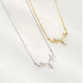 Simple Fashion Deer Antler Necklace Temperamental Trendy Necklace Luxury Girls Jewelry Necklace