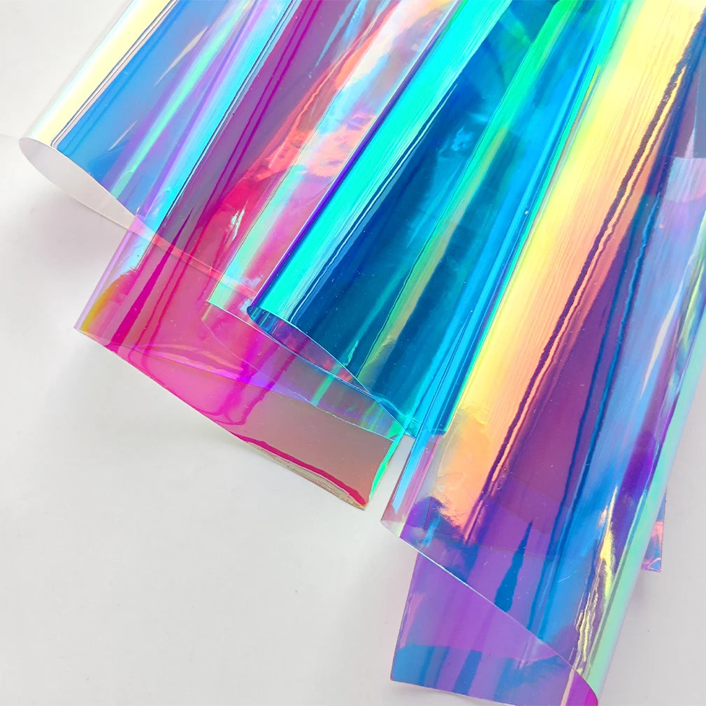 Thickness 0.4mm Waterproof Transparent Illusion PVC for Making Buildings and Phone Cases and Decorations  PVC Film