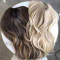 Smooth High Quality Highlight Ash Blonde Color Virgin European Cuticle Aligned Human Hair 6x7 7x9 Silk Base Toppers Toupee