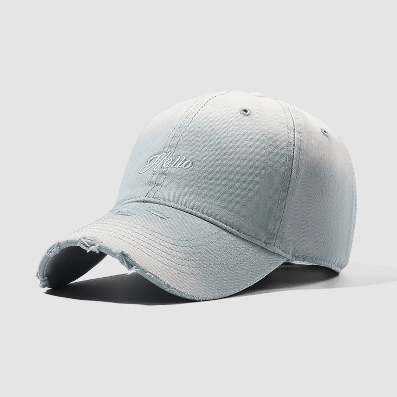 2024 Fashion Outdoor Sports Pure Color Unisex Classic 6-panel Baseball Cap in Spring