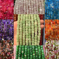 Wholesale Semi Gemstone 8mm Square Candy Cube Stone Beads for DIY Jewelry Making