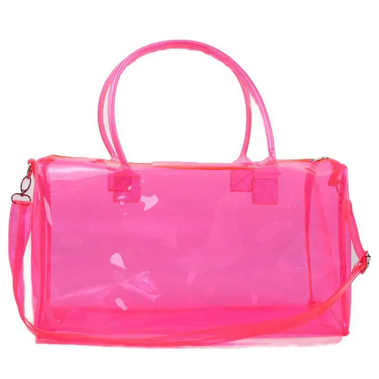 Wholesale  New Light Gym PVC Candy Casual Messenger Crossbody Mountain Design Waterproof Outdoor Travel  Sport Bag for Men Women