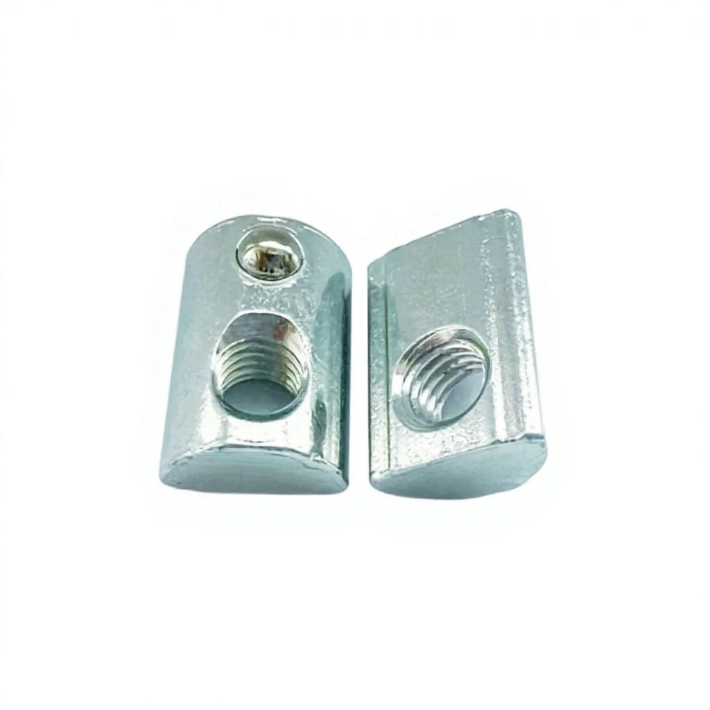 M4 M5 M6 M8 Carbon Steel Galvanized Nickel Plated T-nut Spring/Swivel/Roll-in Ball 45 Series