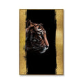 Black Posters and Prints on Canvas Animal Wall Art Canvas Painting Tiger Picture