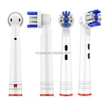 EB20-P Original Patented High-end Eco-Friendly Battery Powered Toothbrush Replacement Heads with Nylon Bristles for Home Use