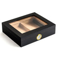 High Capacity Light Luxury Wood Grain Large Humidor Cigar Humidor Box Cigar Humidor