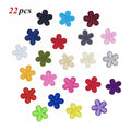 Custom Cartoon Small Flower Repair Embroidered Patches Iron on Embroidery Flowers Patch for Clothes
