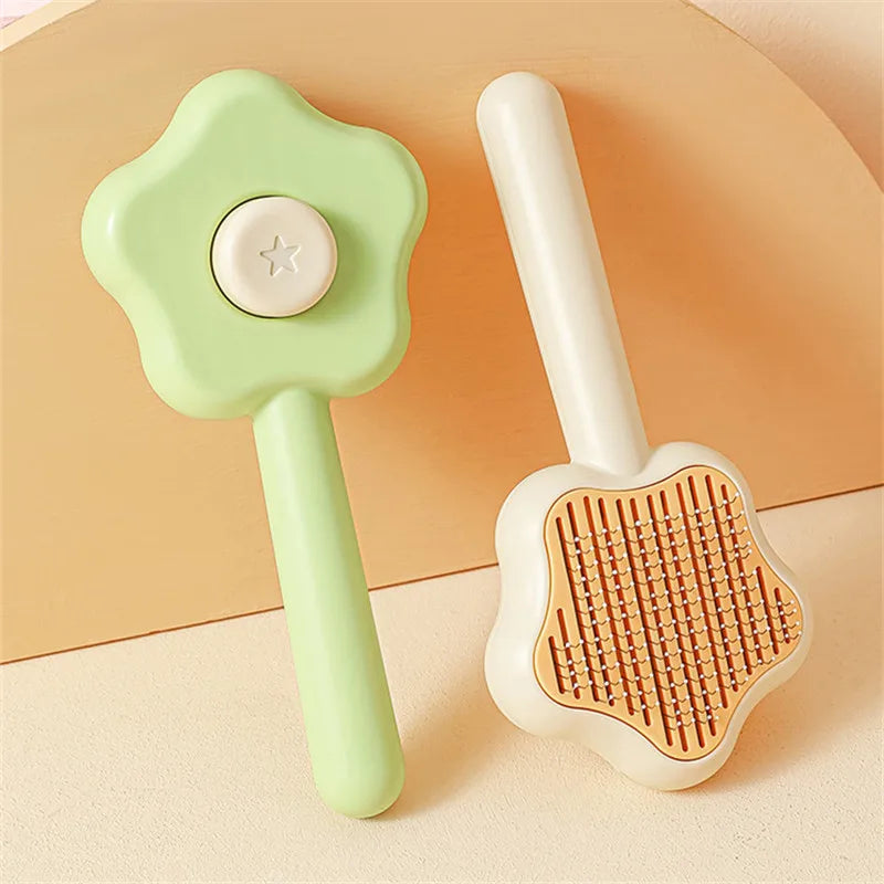 Pet Hair Removal Brush for Cats Dogs Hair Cleaning Stainless Steel Needle Comb Grooming Tool Dog Cat Hair Removal Brushes