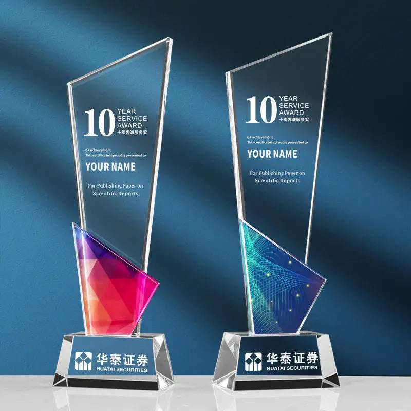 Honor of Crystal K9 3d Laser Engraving Promotional Trophy Award Plaque Trophy Crystal