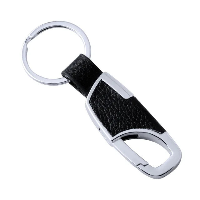 Wholesale Custom High Quality Metal Leather Keychain