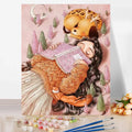 Wholesale Portrait Painting by Numbers Handmade Oil DIY Cartoon Living Room Bedroom Decoration Canvas Painting Picture Kit