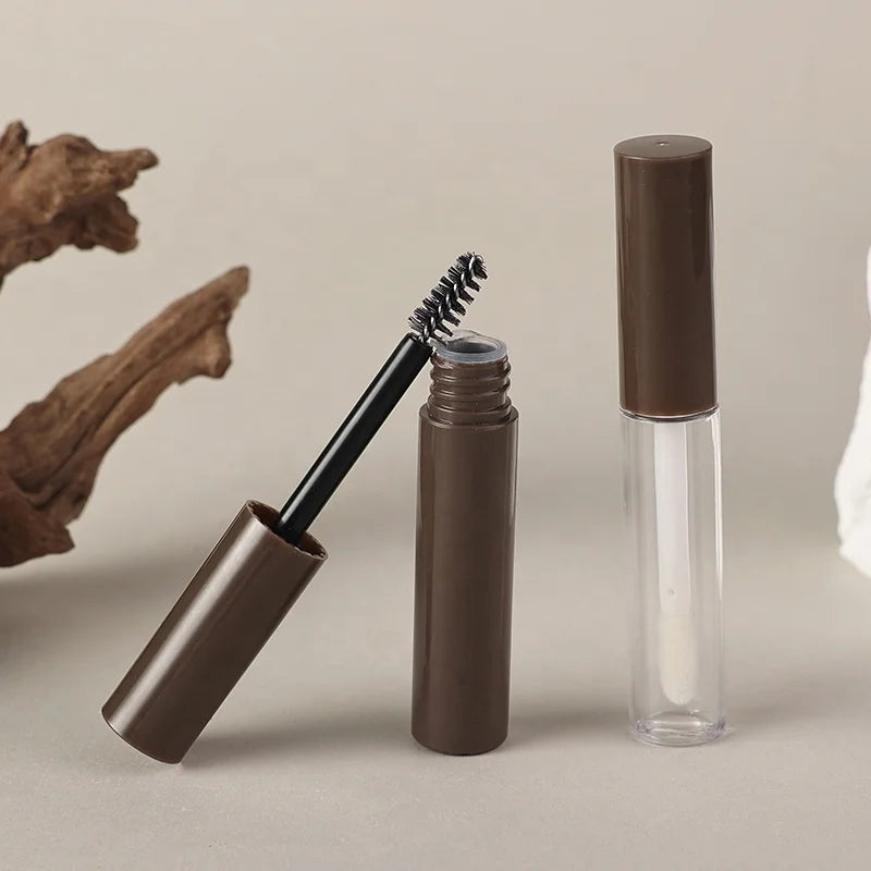 Hot Selling  Mascara Bottle Cosmetic Designed Plastic Black clear Private logo Mascara Bottle for Cosmetic