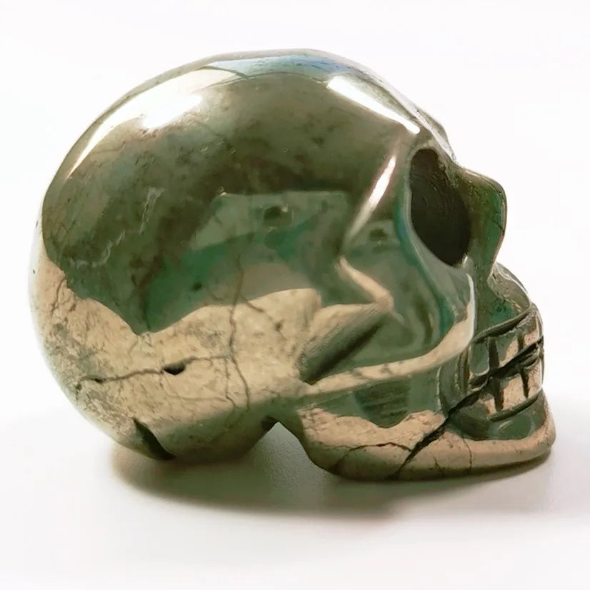 Hongzhuo New Wholesale Natural Polished Crystals Folk Crafts Opalite skulls stone Crafts